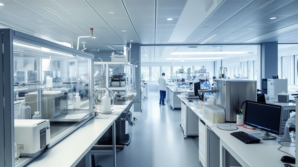 Biotechnology laboratory equipment monitoring